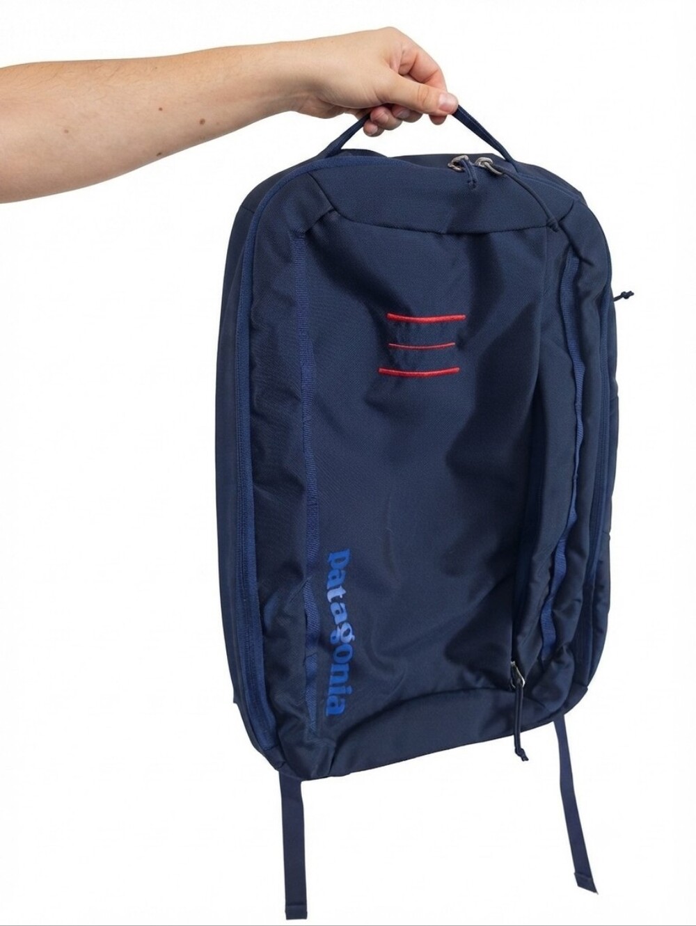 Patagonia Tres 25L 3-Way Convertible Backpack Briefcase Shoulder Bag Navy Blue